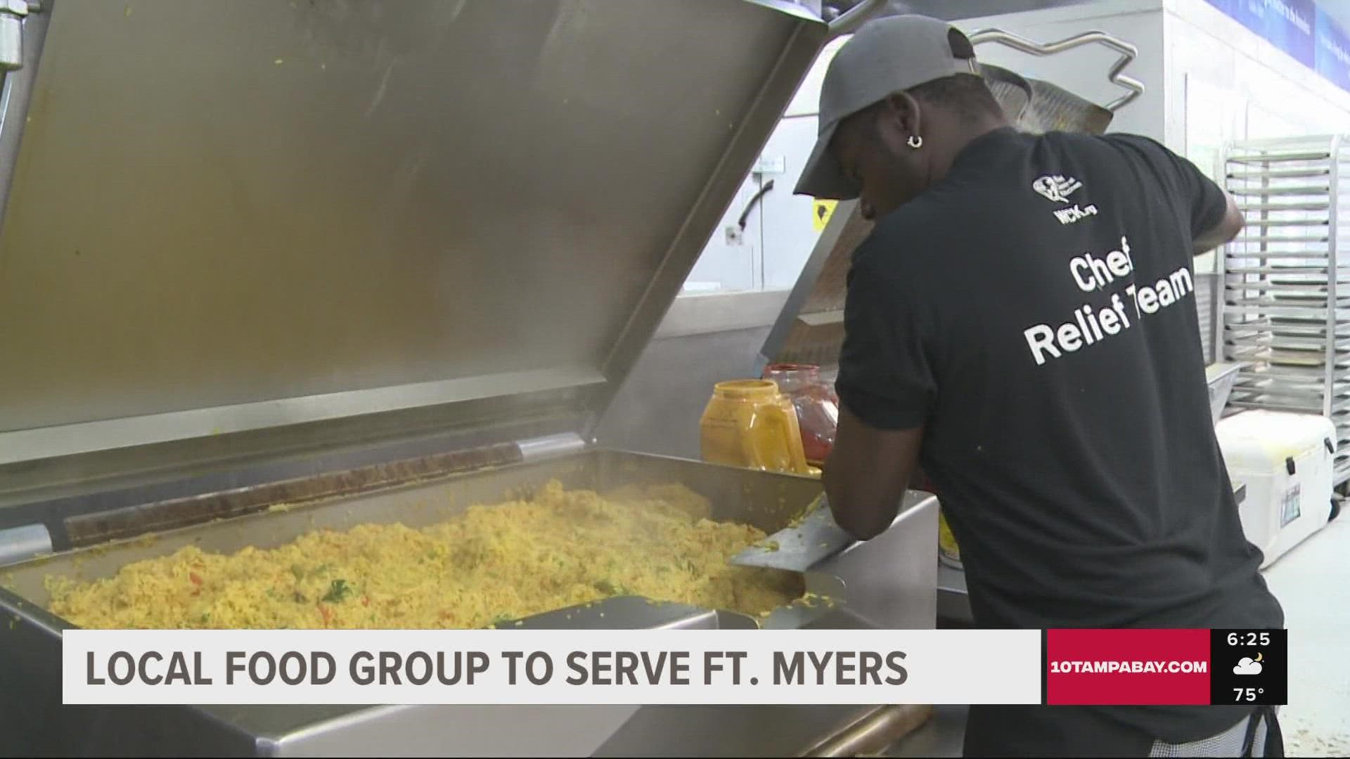 Metropolitan Ministries and World Central Kitchen team up to prepare thousands of meals each day.