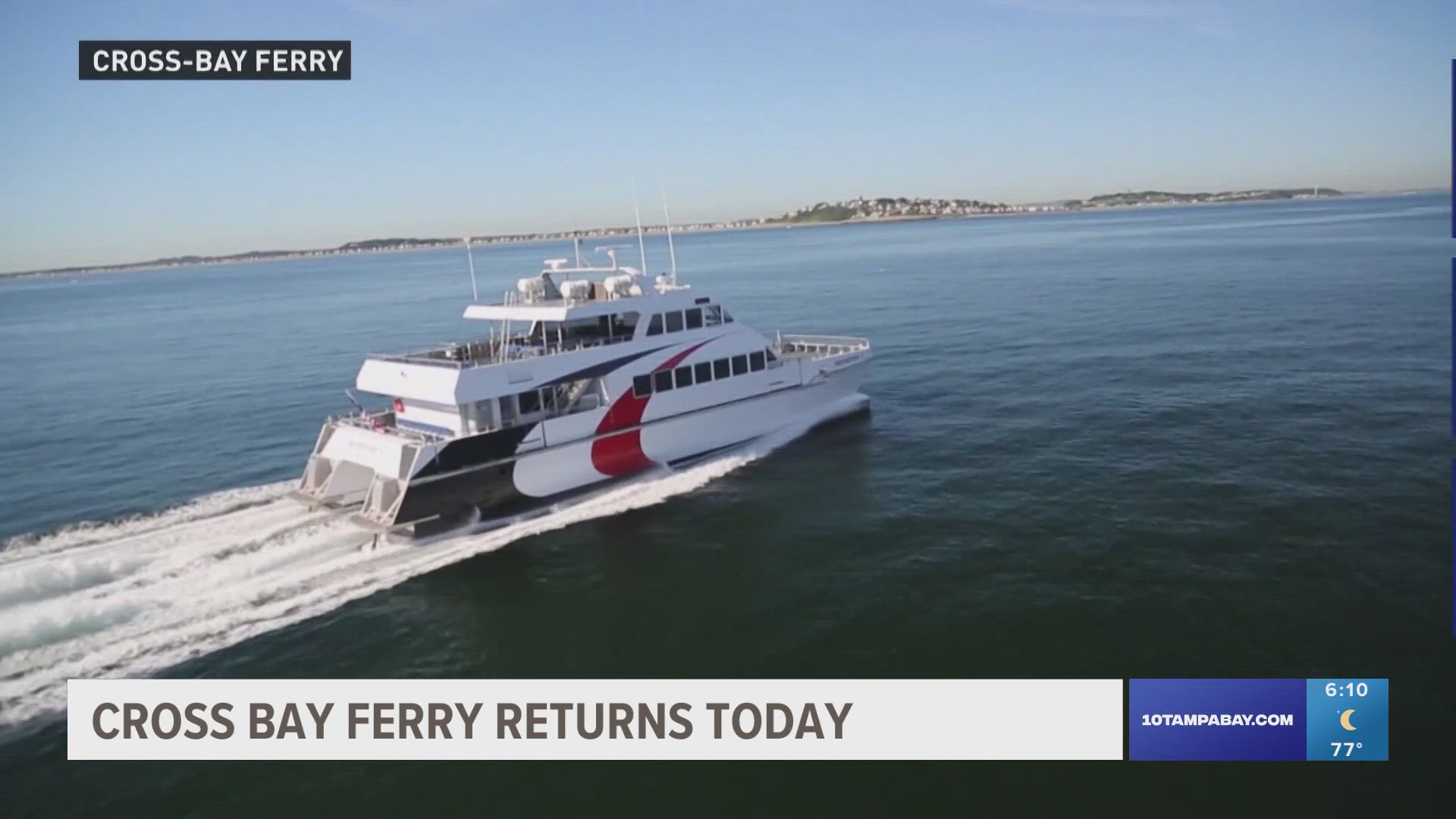 Previously, the Cross Bay Ferry only ran seasonally, typically after hurricane season and ending in the early summer.