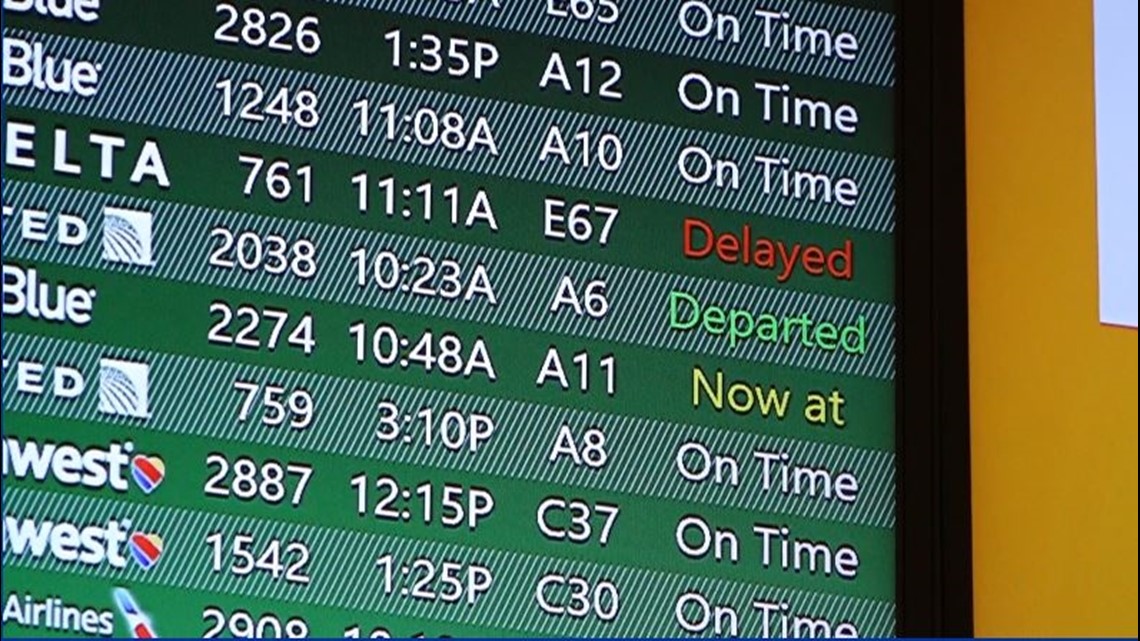 Smoke In The Northeast Sparks Flight Delays In Tampa, Florida 