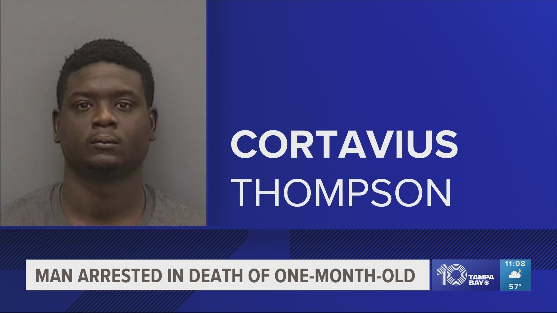 Cortavius Thompson remains in the Orient Jail without bond and is facing charges of first-degree murder while engaged in child abuse.