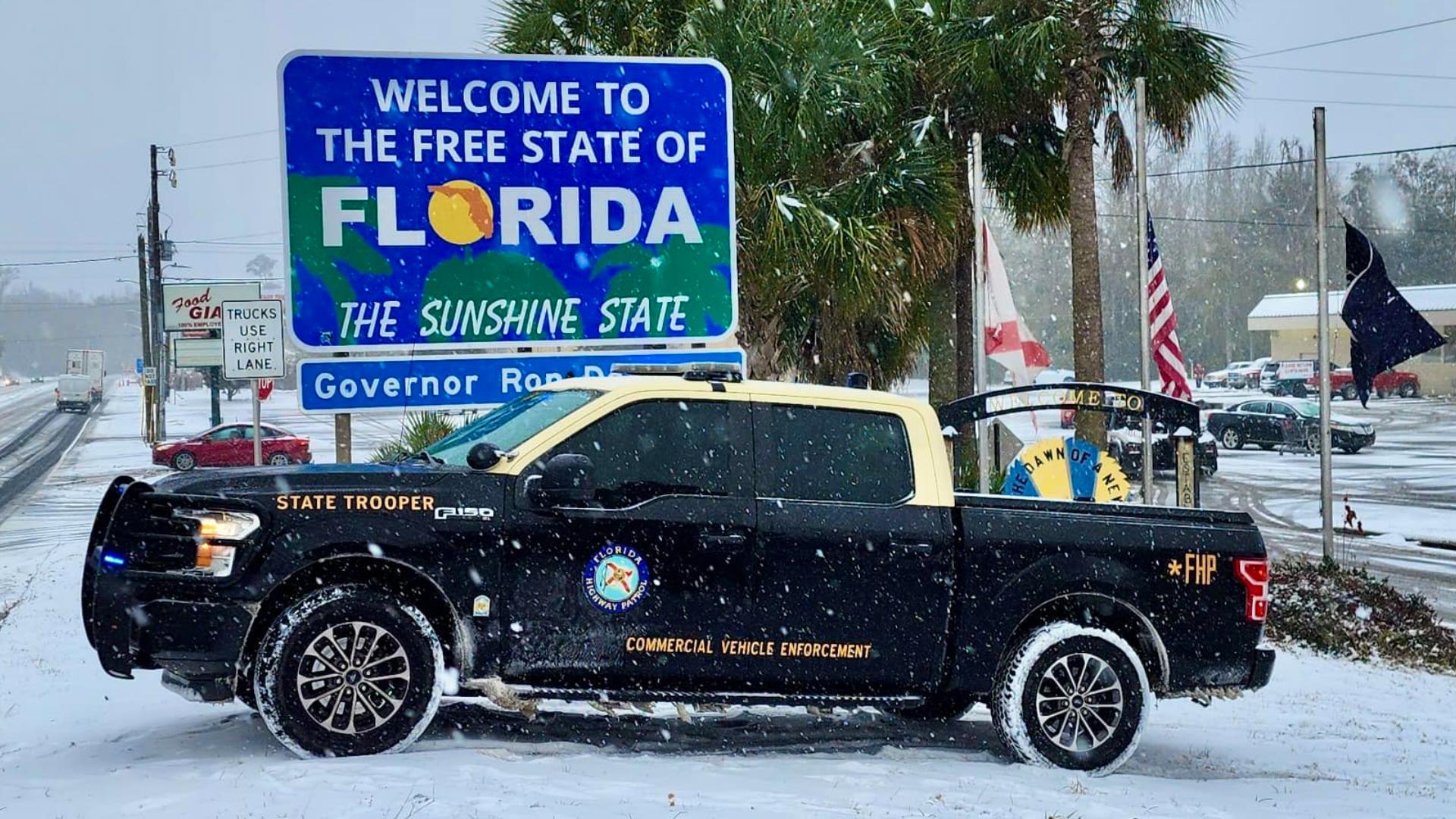 Snow recorded in Pensacola, Fla. on Jan. 21, 2025 | wtsp.com