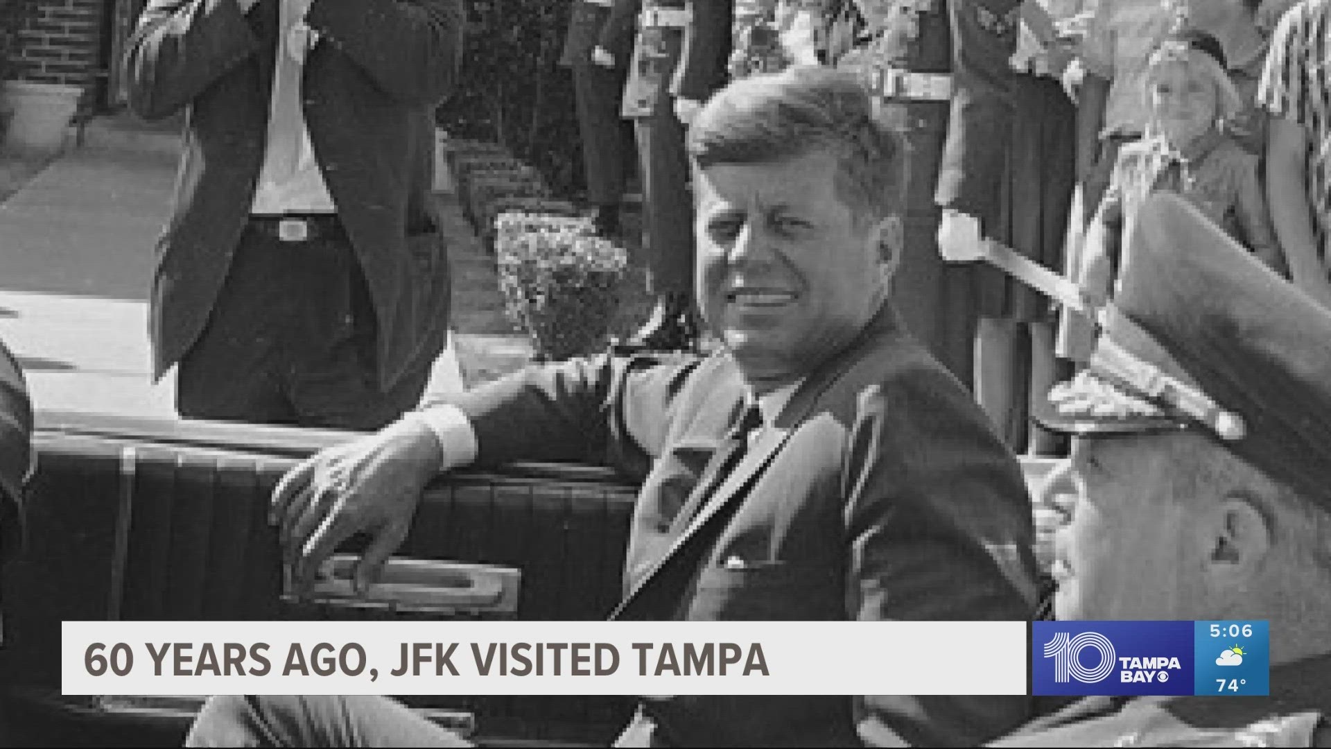 It's why we have Kennedy Boulevard and a memorial to the former president.