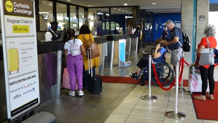 curbside baggage check southwest