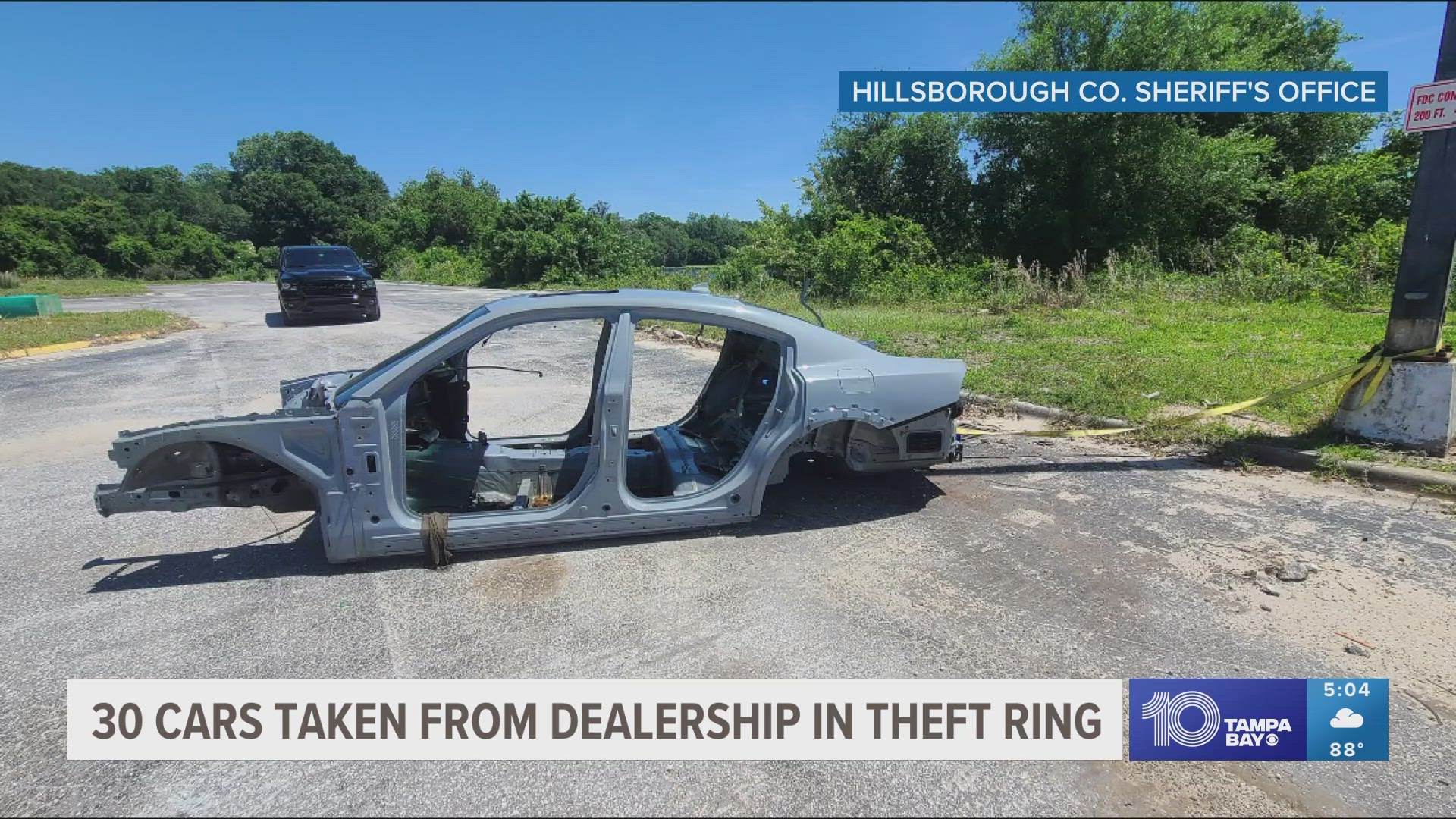 The group allegedly stole from dealerships in 11 Florida counties, including Hillsborough, Pasco, Polk and Pinellas.