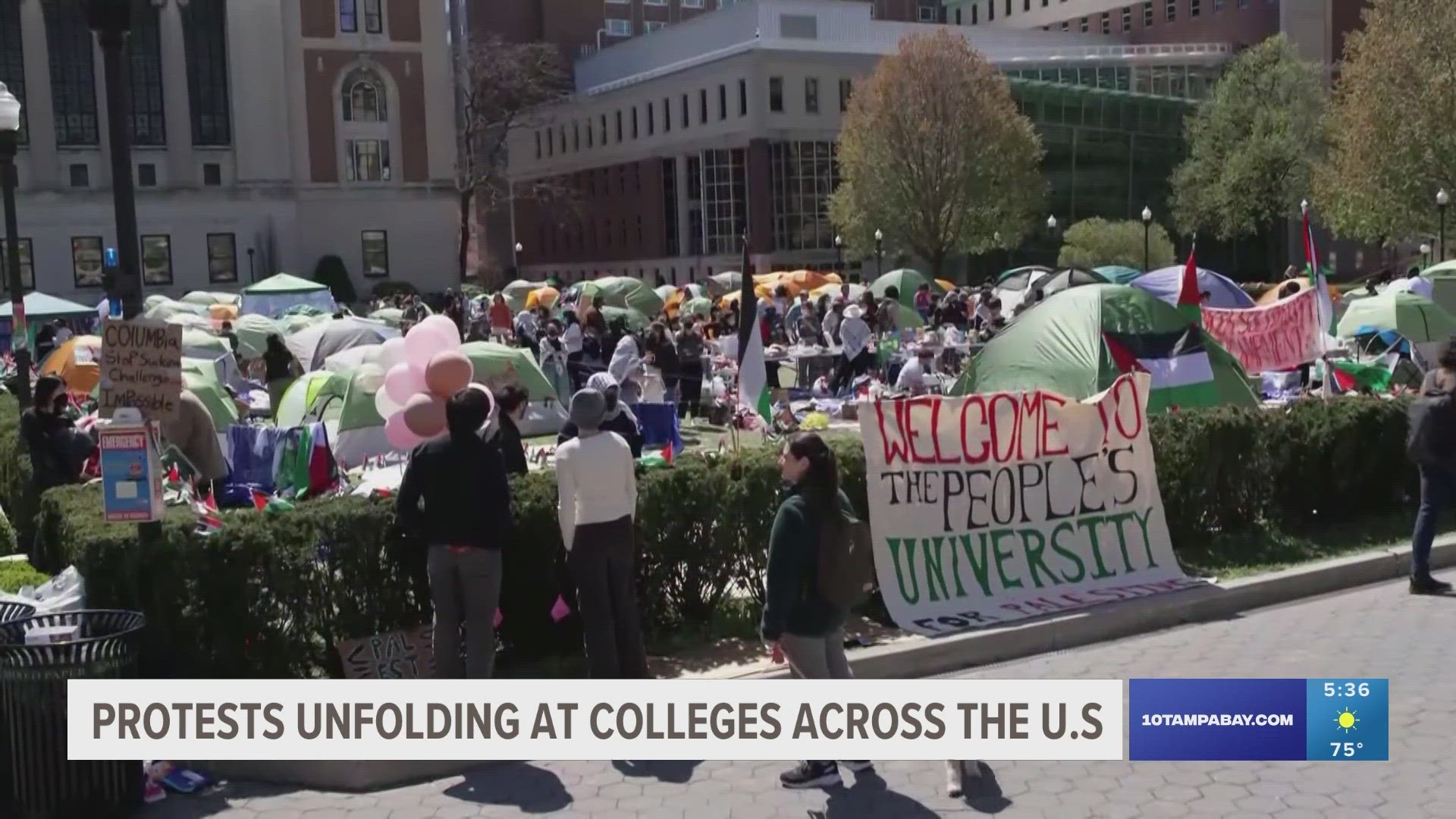 Right now, the number of Pro-Palestinian protests on college campuses around the country is continuing to grow.