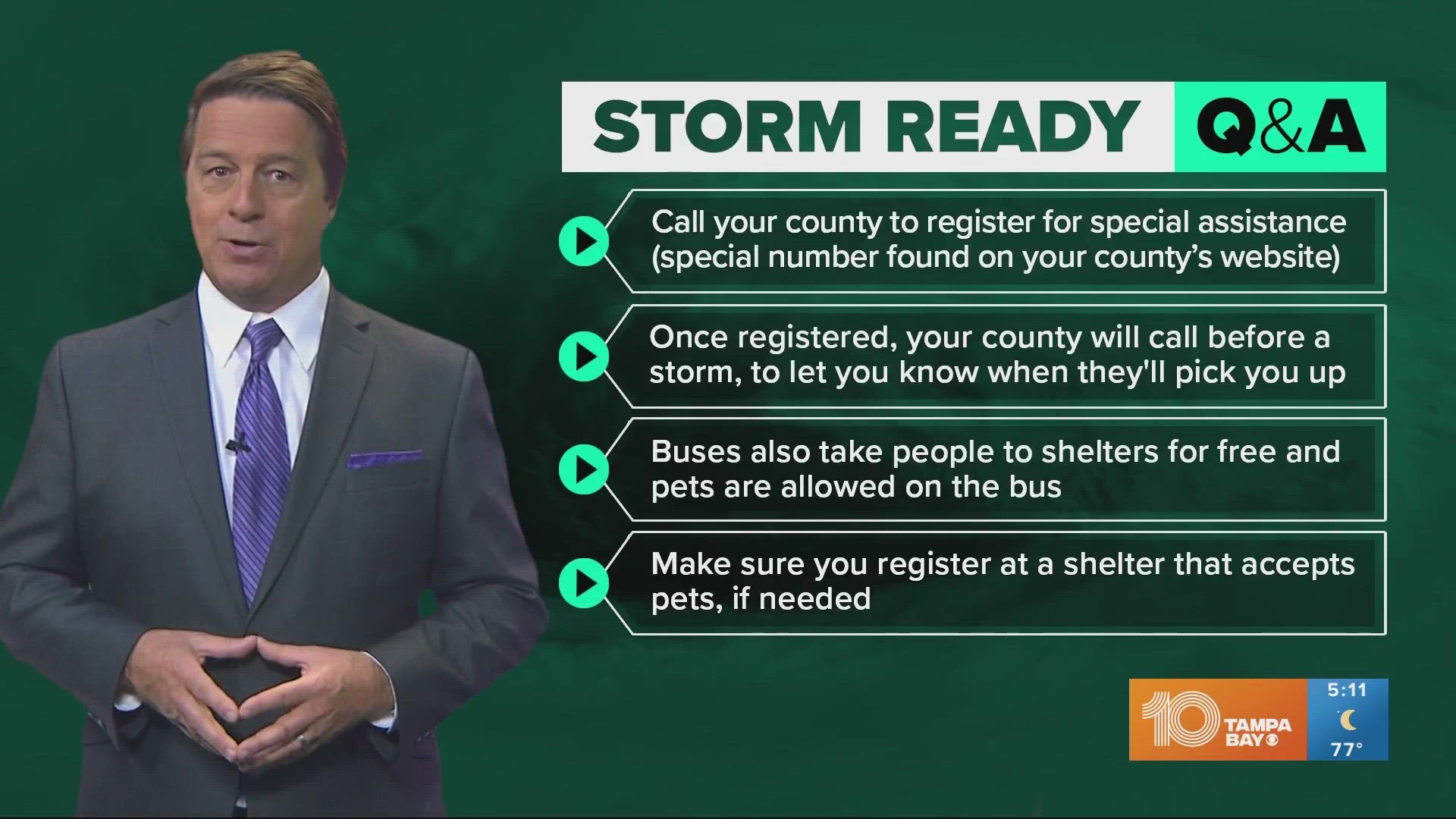 Our 10 Weather team has the tips to keep you storm ready for the long hurricane season.