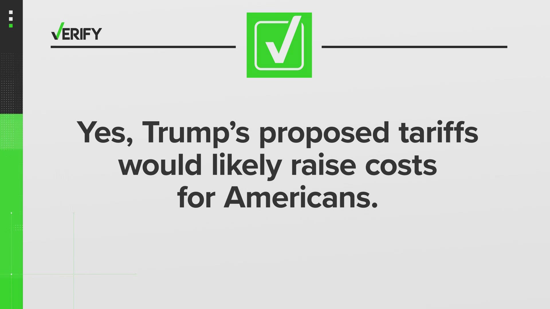 Trump’s proposed tariffs, which are taxes on imported goods, would cost Americans thousands of dollars per year.