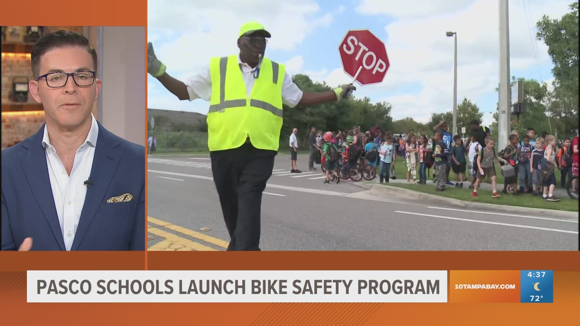 Pasco County Schools is launching their new safety initiative to remind students to wear helmets while biking.