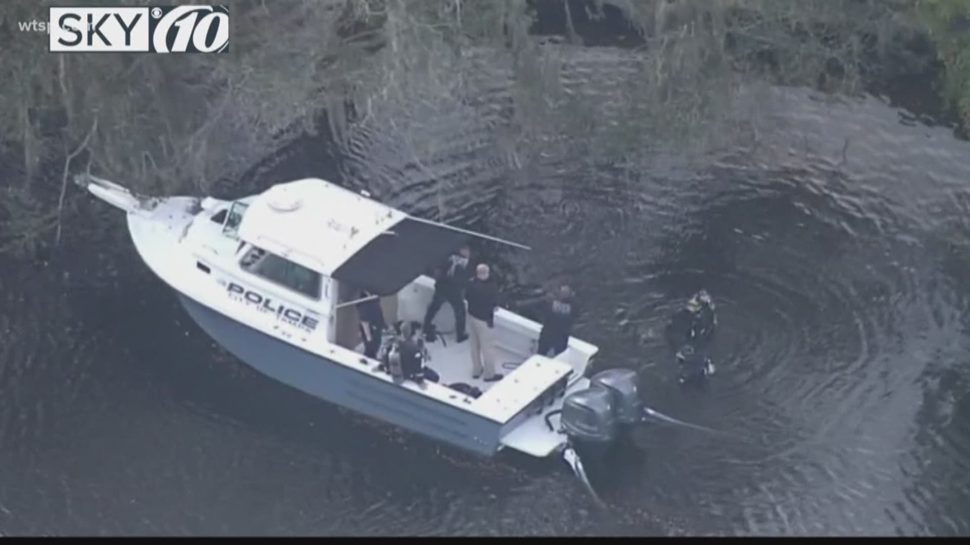 Officers say the body was discovered near a boat ramp. https://bit.ly/34vMKs7