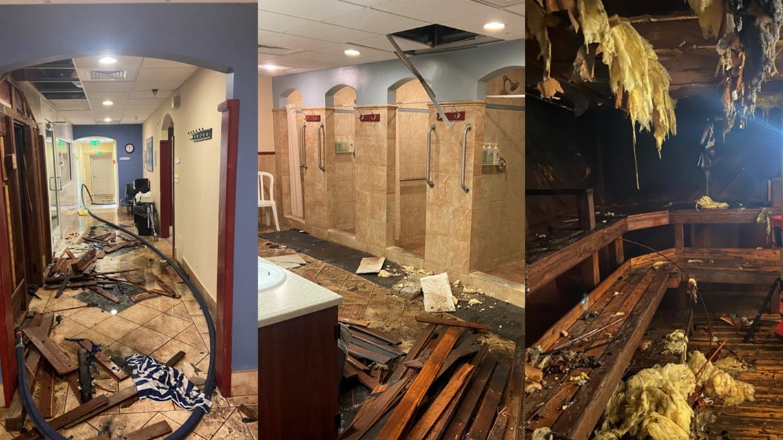 Safety Harbor spa damaged after fire in sauna