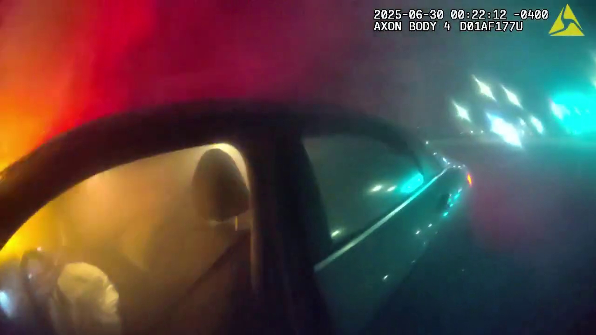 The Sarasota Police Department released video on Tuesday showing the moment officers rescued an unconscious driver just moments before the car became fully engulfed.