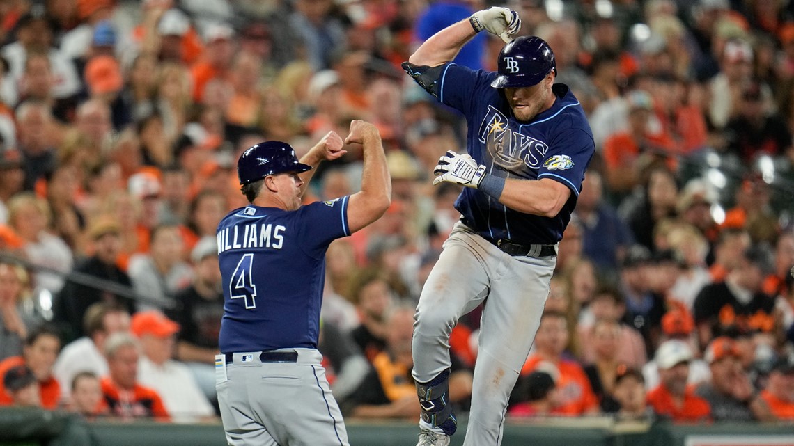 Rays' Zach Eflin fired up after tying Orioles atop AL East