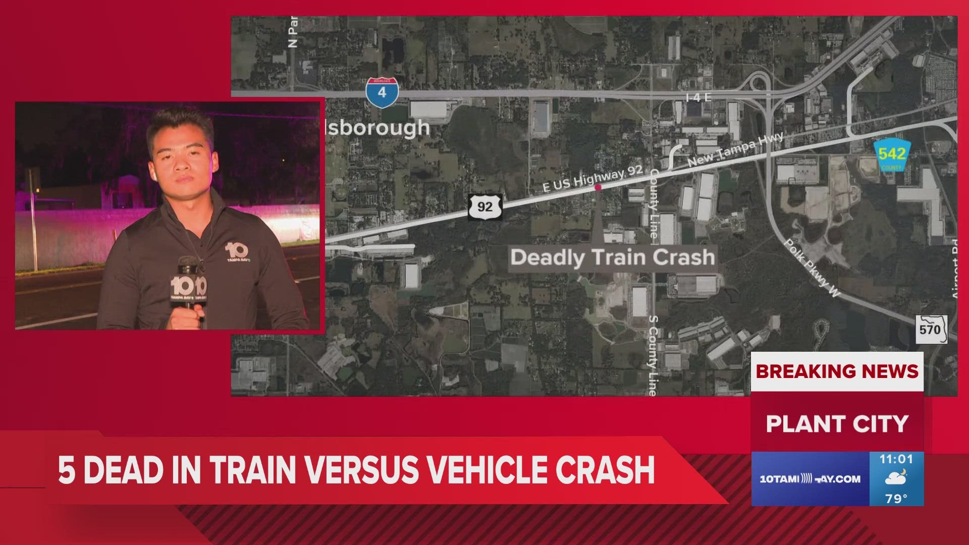 The driver and the front passenger were taken to Lakeland Regional Hospital with serious injuries while the five other passengers were reportedly pronounced dead.