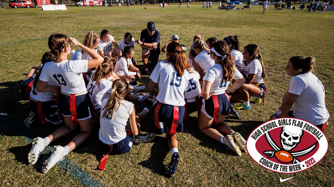 Tampa Bay Buccaneers host annual girls flag football tournament