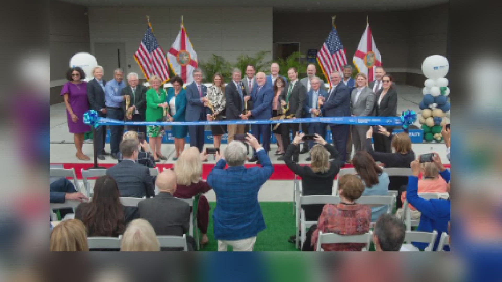 Tampa General Hospital, USF Health and Lifepoint Health officially cut the ribbon on the new hospital. 