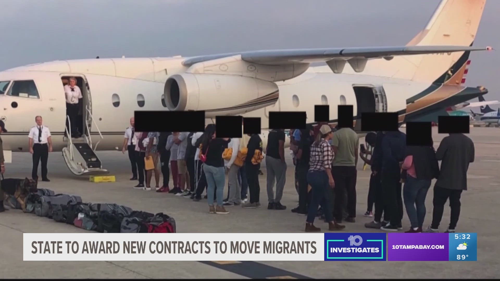 A new bill was written to move control of migrant flights from under the Department of Transportation to the Department of Emergency Management.