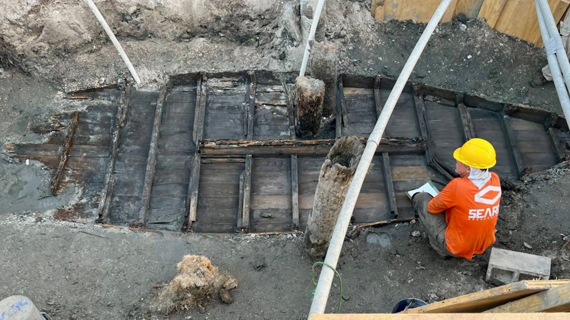 Archaeologists remove 1800's boat from under St. Augustine road - Vimarsana News