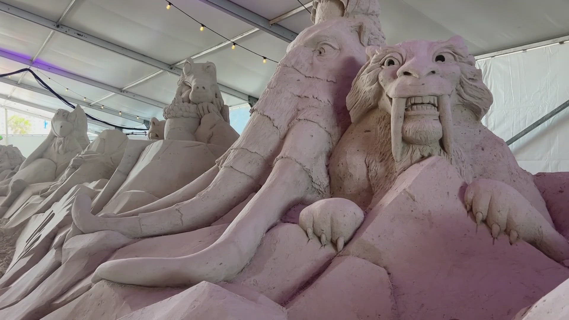 In this year's case, sculptures will appear more "prehistoric" than in years past.