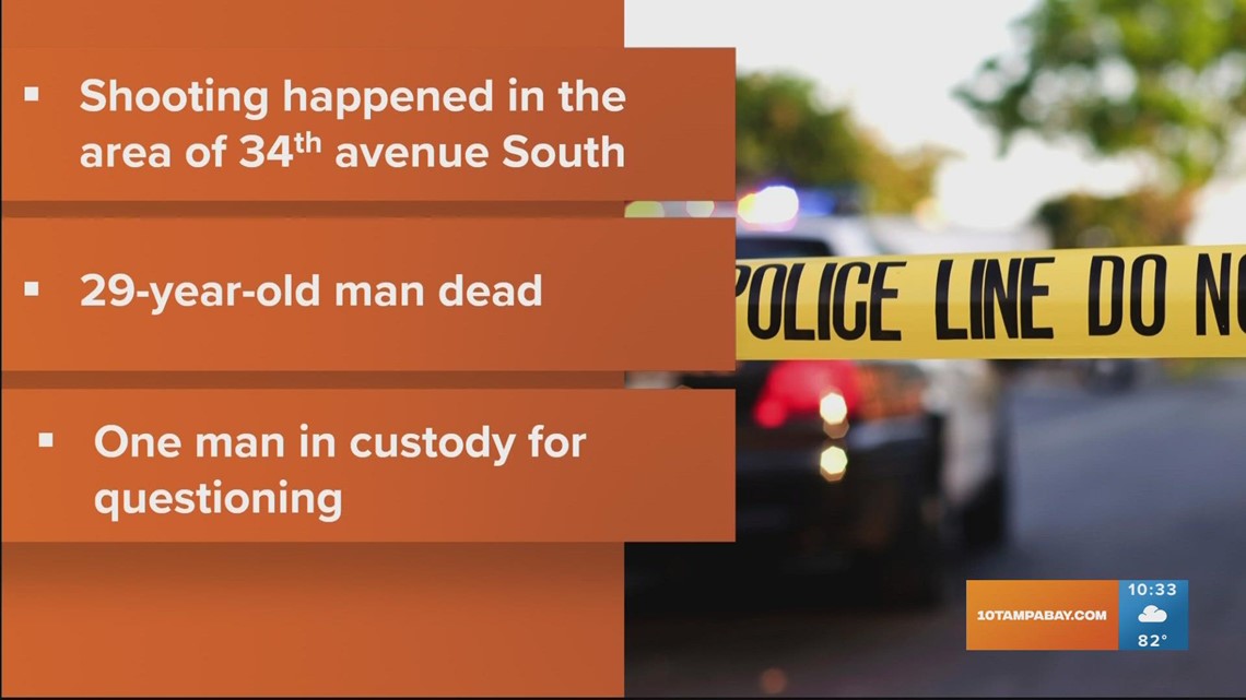 Police investigate after man was shot, killed in St. Pete