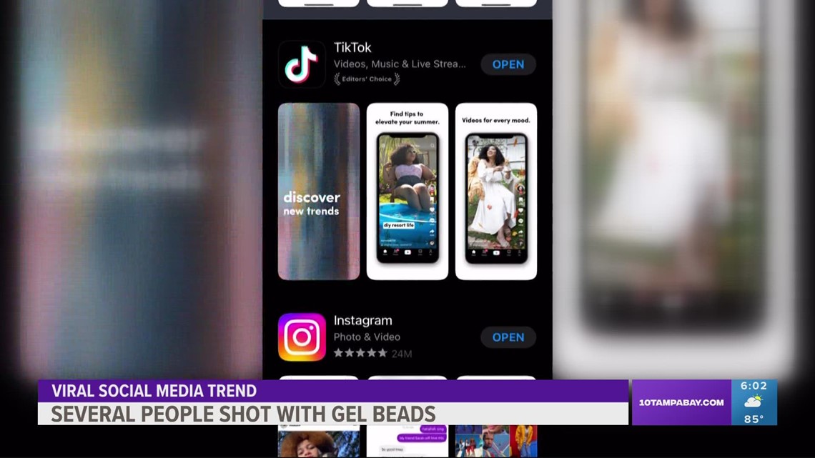 'Orbeez challenge' on TikTok leads to injuries in downtown St. Pete