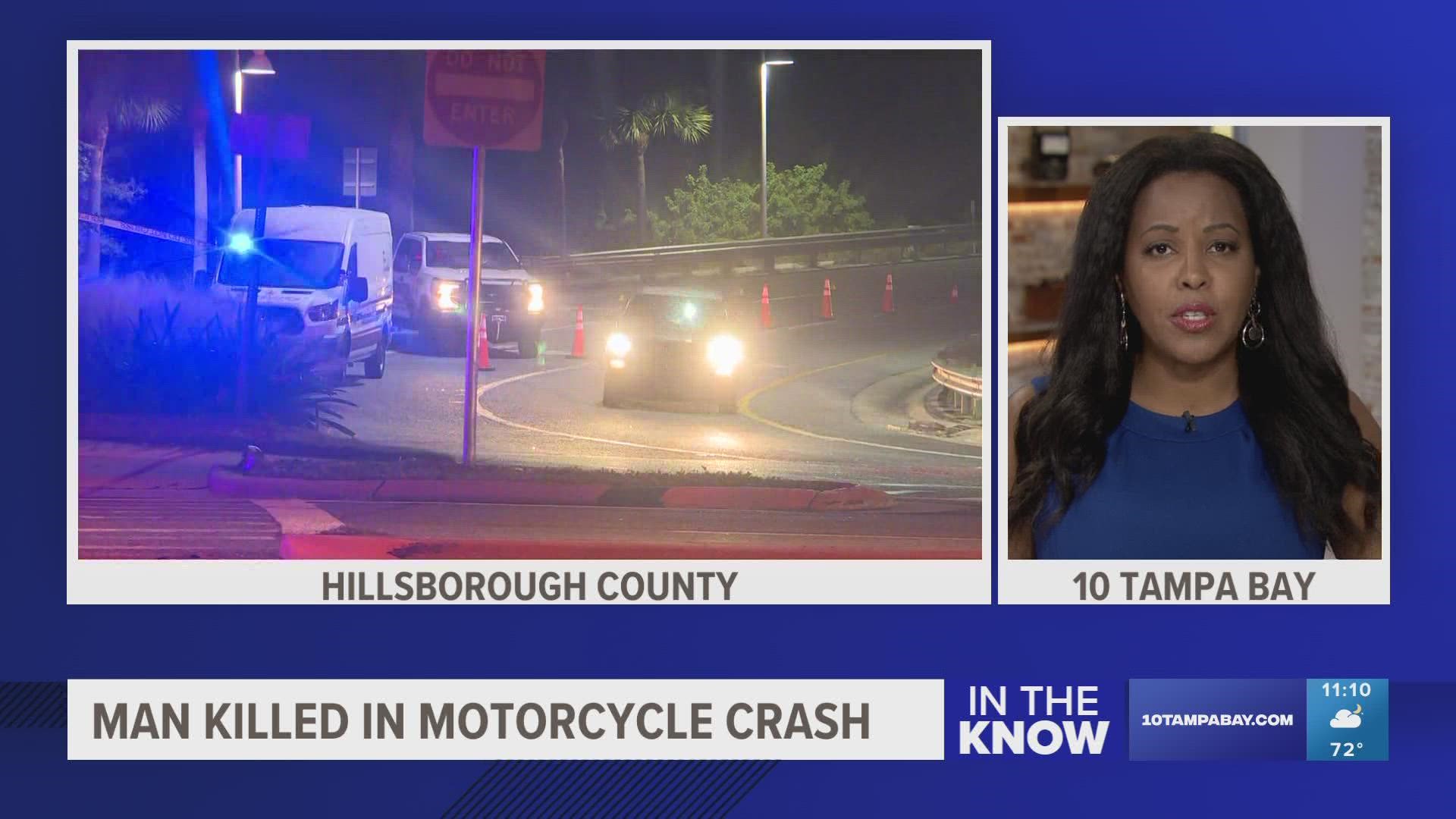 The crash happened at around 5:39 p.m. near Park Boulevard Bridge and Gulf Boulevard.