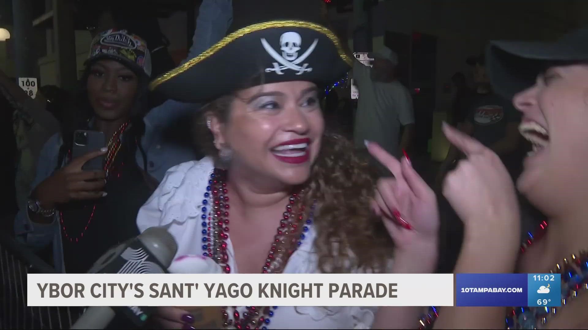 The parade was scheduled from 7-9 p.m. on Feb. 11 in Ybor City.