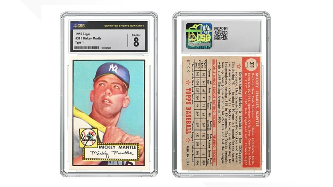 Mickey Mantle card: The most expensive baseball card in history just sold  for $12.6 million