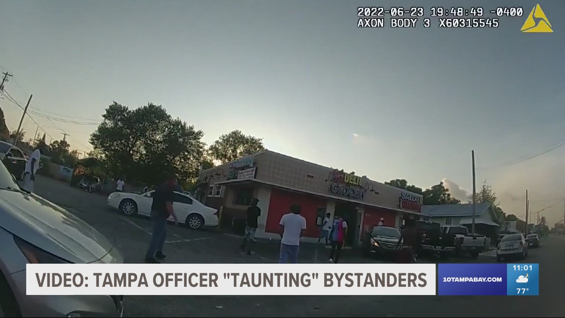 Tampa Chief Lee Bercaw said the officer was disciplined and moved to a different neighborhood. After seeing the video, the NAACP is calling for further action.