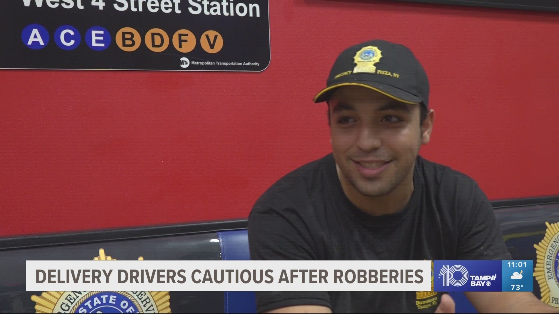 Police are investigating two robberies of pizza delivery drivers that happened this week.