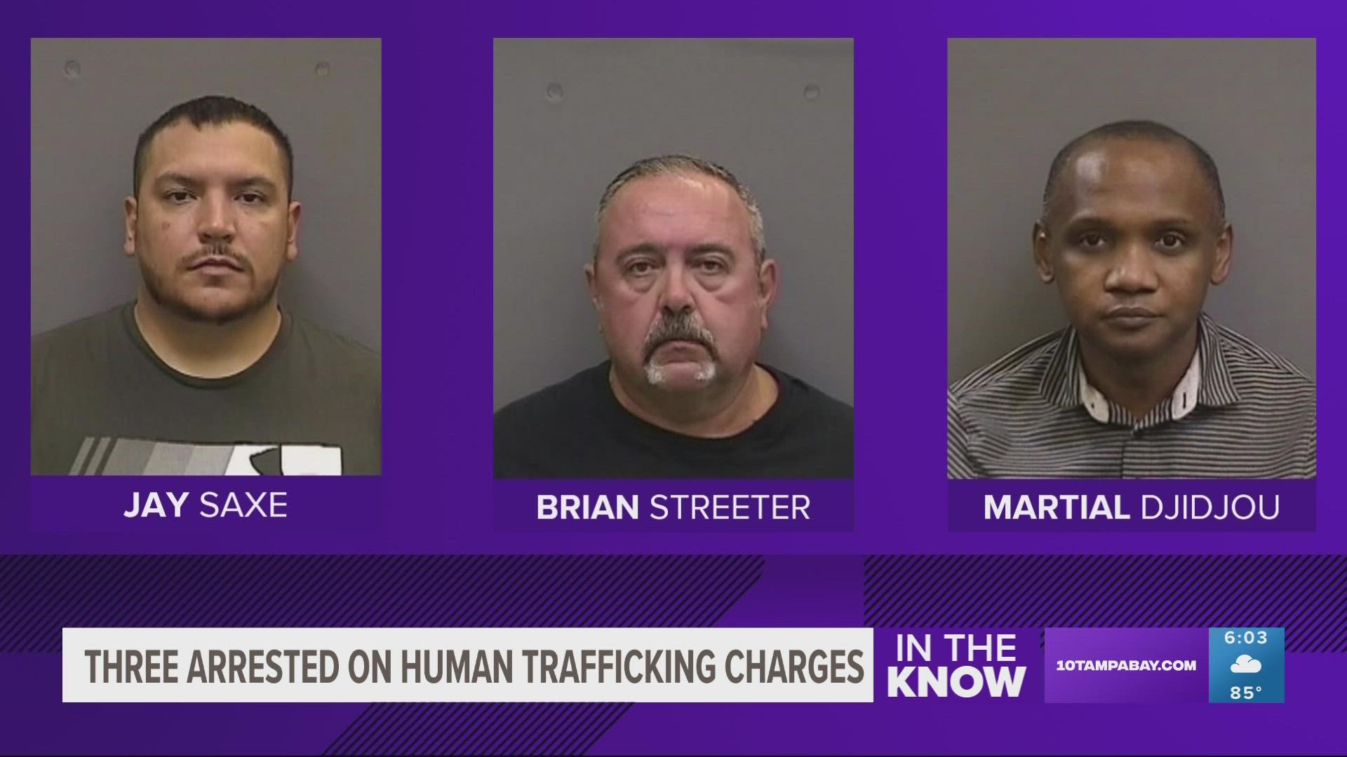 Hillsborough Sheriff's Office arrest 3 for human trafficking