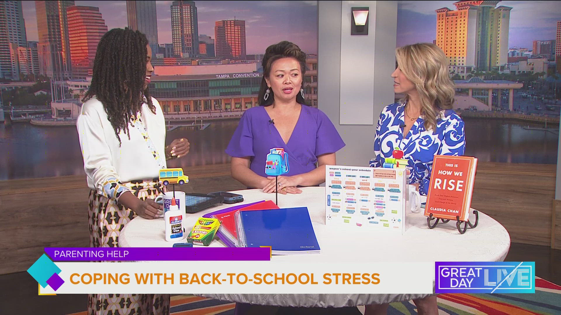 Manage the stress of back to school time with these helpful tips from author Claudia Chan.