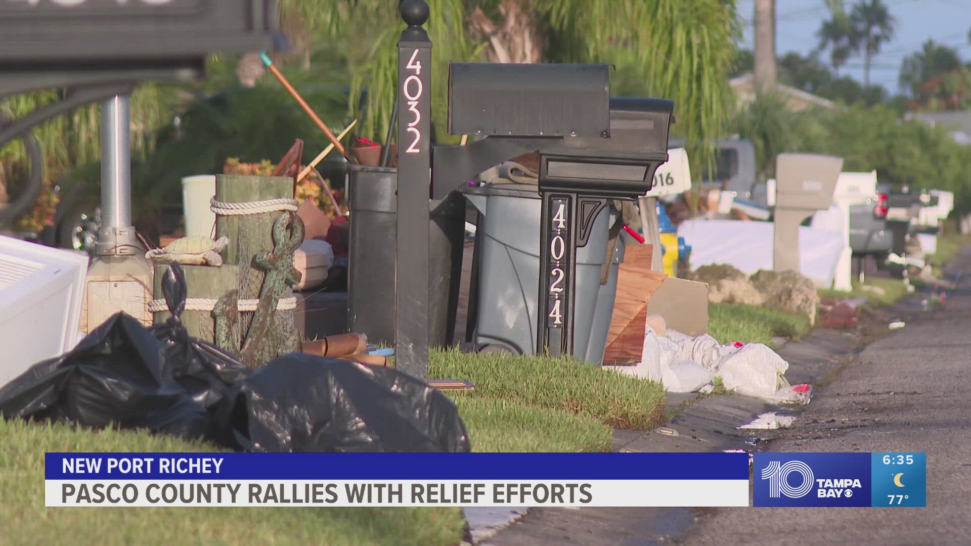 Thousands are still in the dark after the hurricane's storm surge spread damage throughout the county.