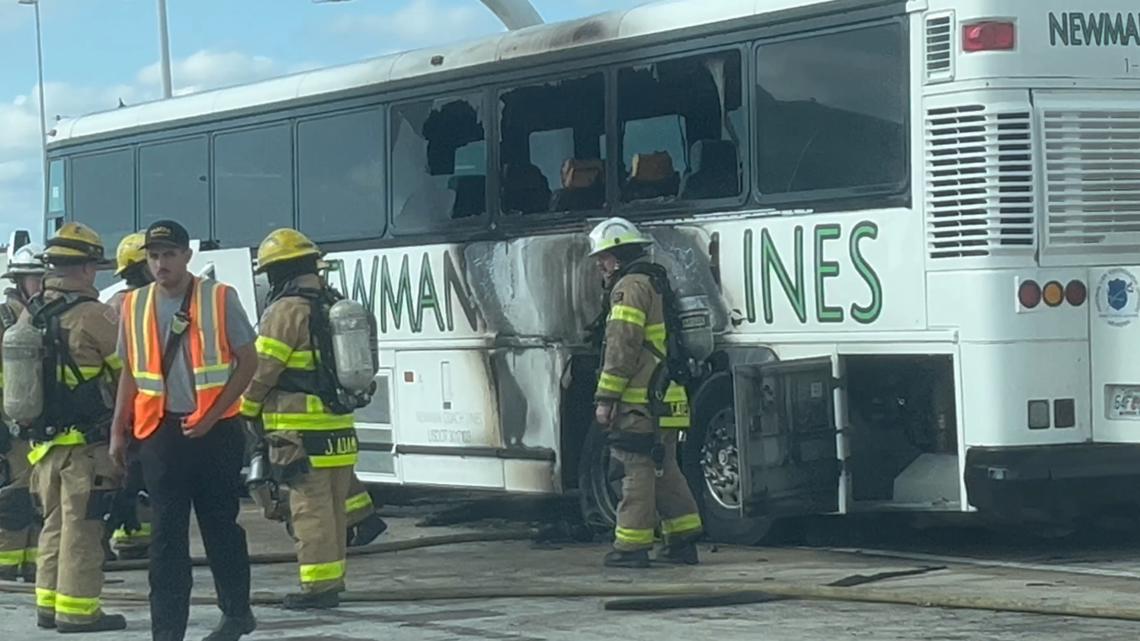 Bus fire caused slowdowns on I-275 southbound in Hillsborough County