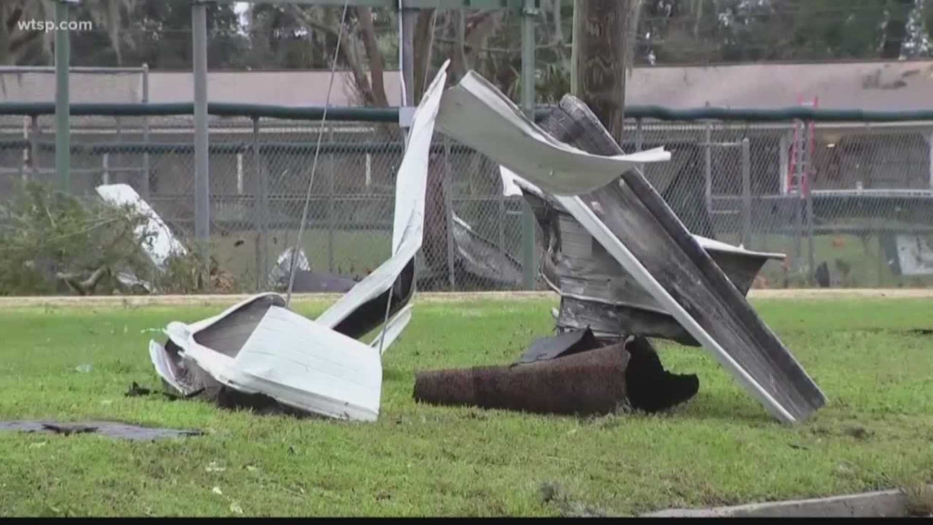 The National Weather Service has confirmed an EF-0 tornado touched down on Saturday, Jan. 4, in Okahumpka, Fla.