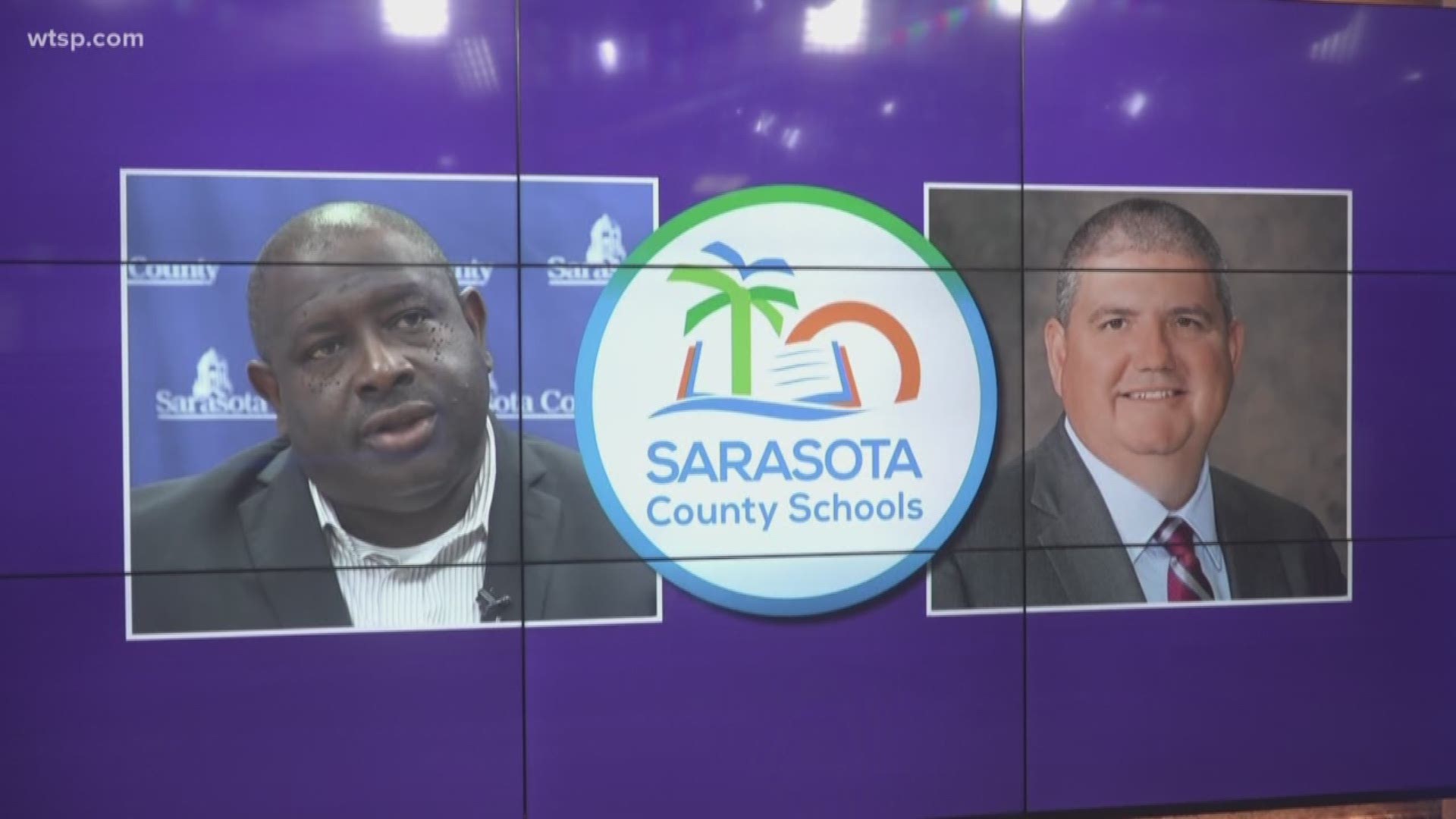 In the midst of compounding drama within Sarasota County Schools, the teachers union put up a sign that takes a shot at the superintendent. https://bit.ly/2Py6vM3