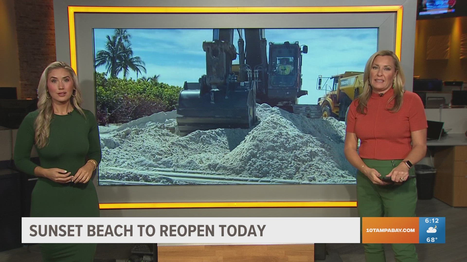 The city of Treasure Island warns visitors to stay off the sand dunes recently restored after Hurricane Idalia.