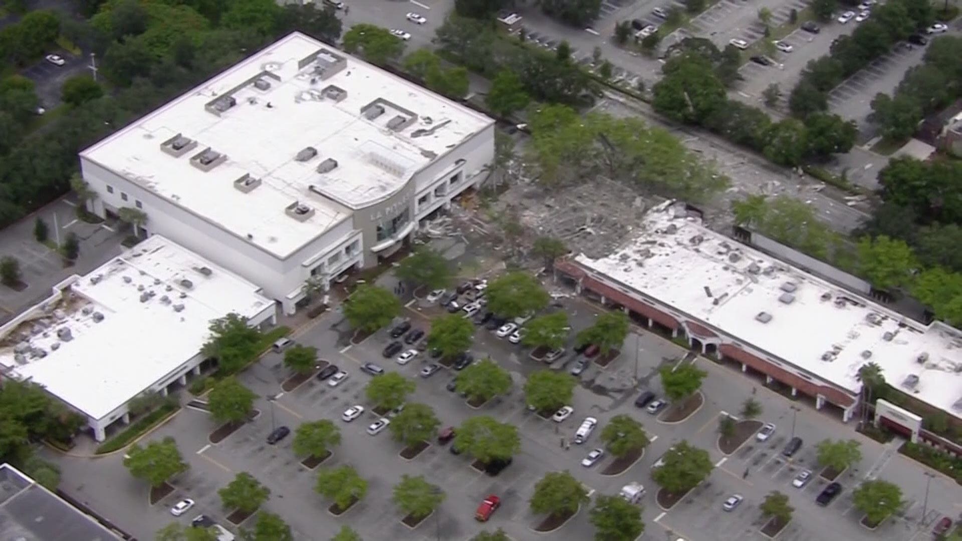 Twenty people were injured after a vacant pizza restaurant exploded in a South Florida shopping plaza Saturday, according to police.

The blast sent debris flying along a busy road in Plantation, west of Fort Lauderdale in Broward County. The restaurant was destroyed, and nearby businesses were damaged.

The Plantation fire department called it a gas explosion. The blast scattered large pieces of concrete as far as 50 yards away and sent pieces of metal as far as 100 yards across the street.