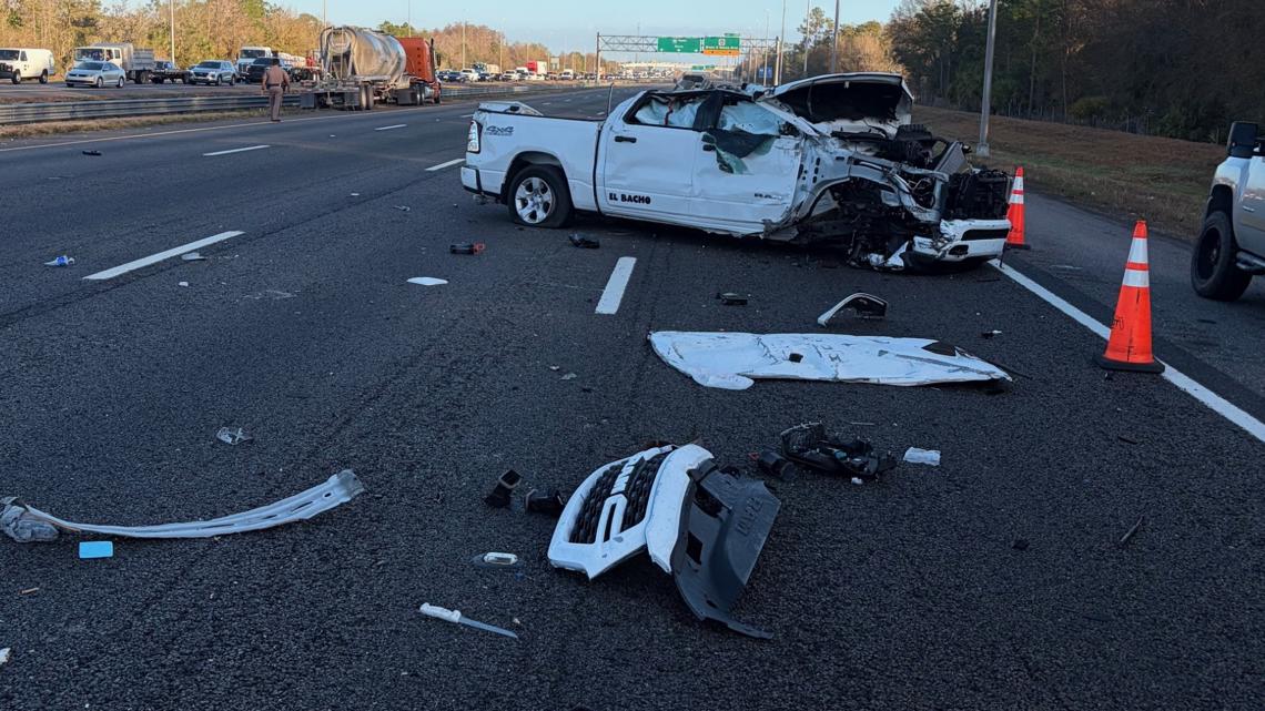 Tampa man killed in I-75 crash after being ejected from truck, run over by tractor-trailer