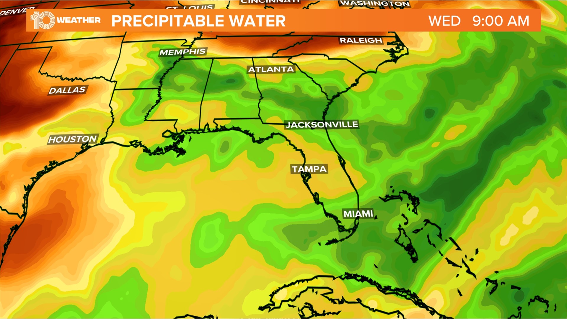 Tampa Bay forecast Hottest stretch of weather coming this week