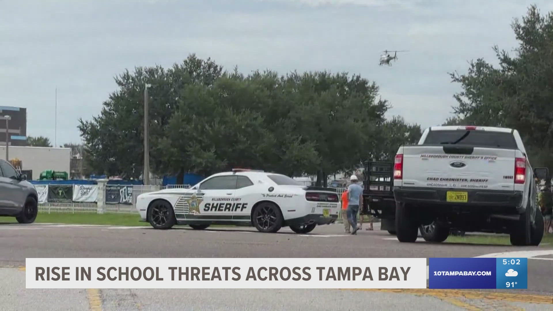 School threats have been reported across multiple counties, including Hillsborough County, Pasco County and Polk County.