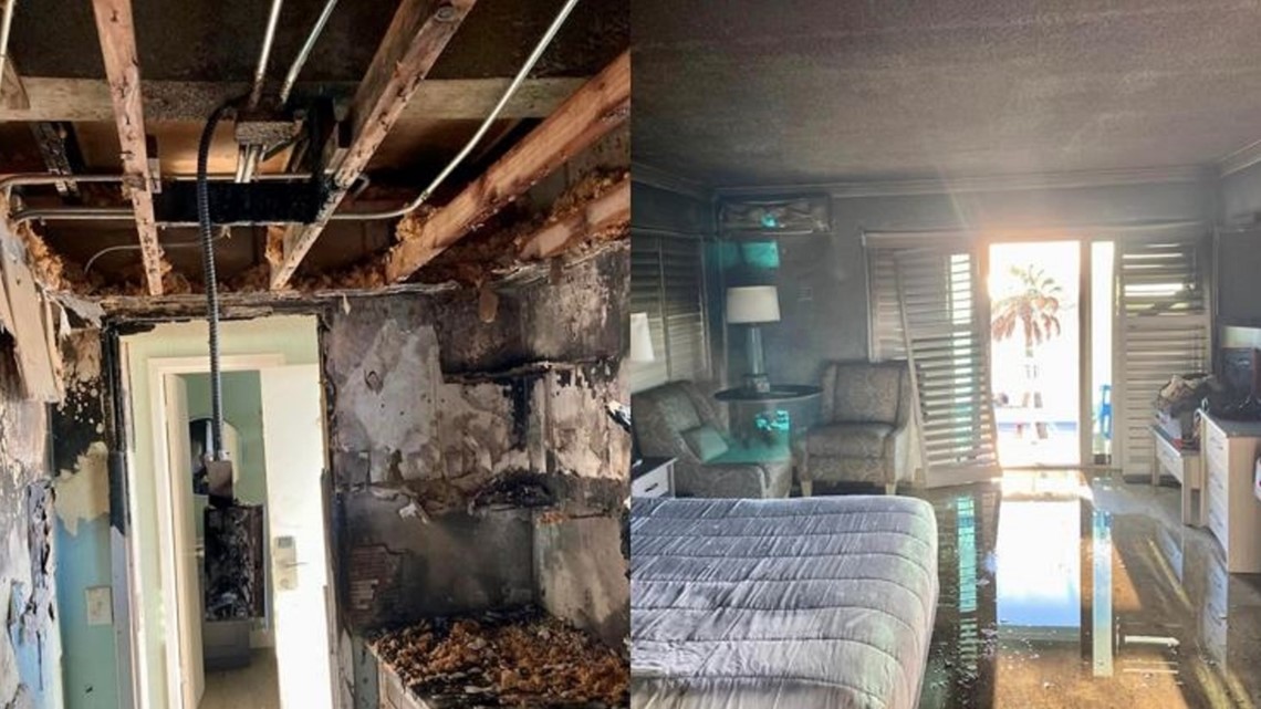 Fire breaks out in rooms at Thunderbird Beach Resort - Vimarsana News