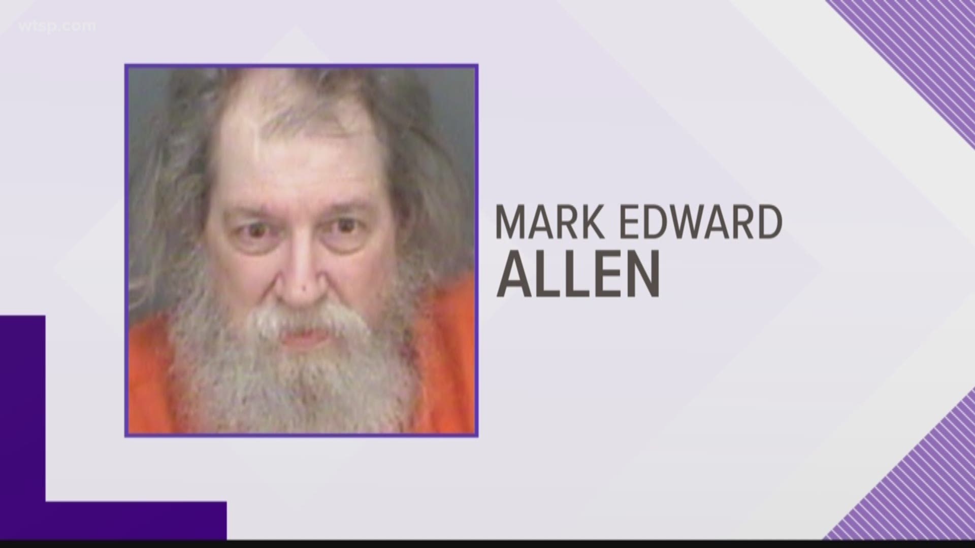 Last week, law enforcement found a suspicious object inside a gate entrance at the Bay Pines VA Healthcare System.

On Wednesday, authorities announced the arrest of a St. Petersburg man accused of placing an explosive device at the veterans hospital.

Mark Edward Allen, 60, is charged with possession of unregistered explosive devices.