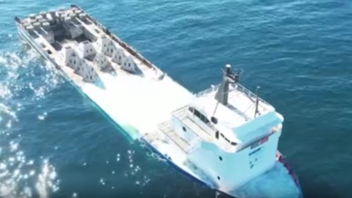 Vessel sunk off Florida Panhandle to create artificial reef