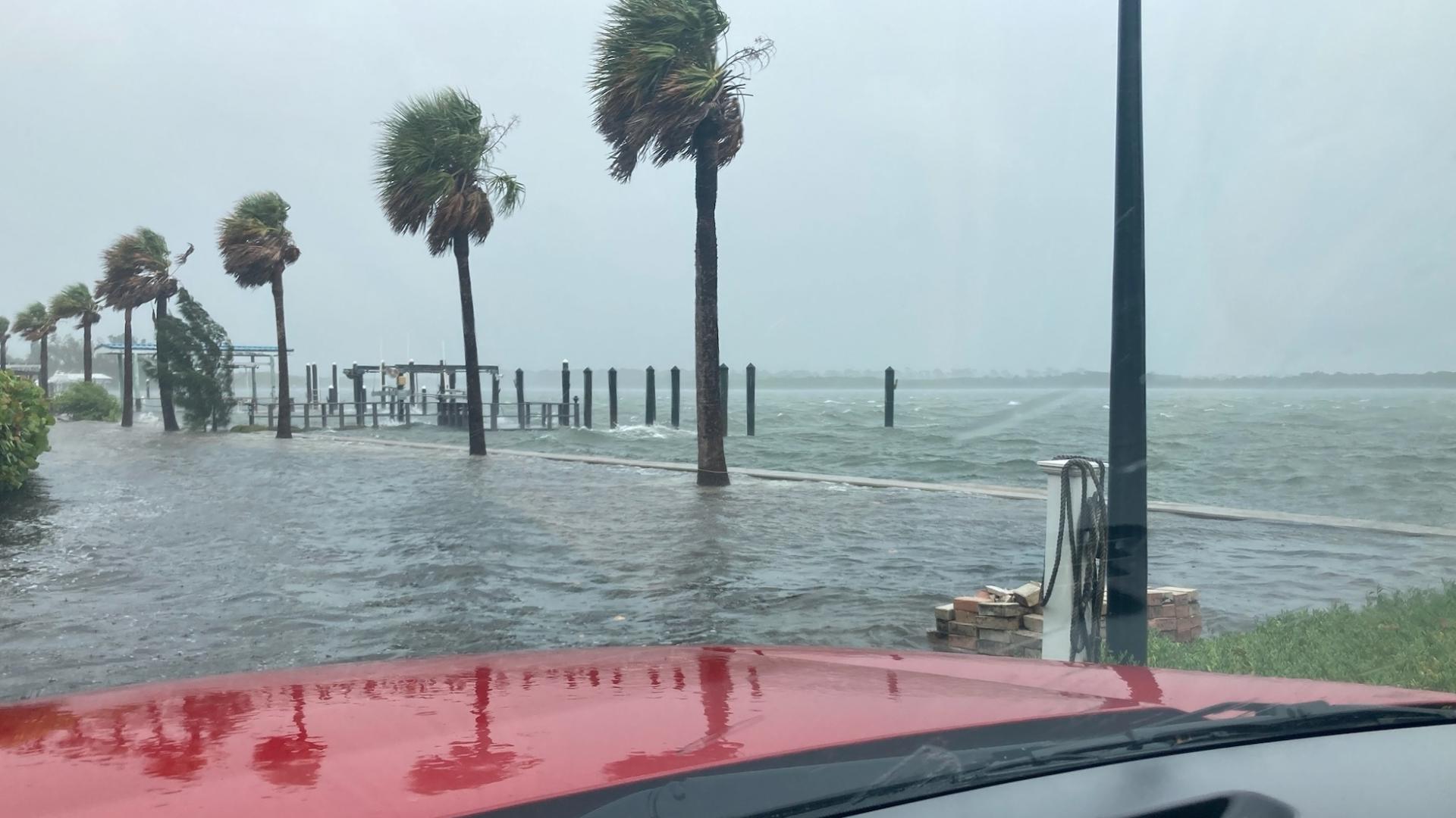Pinellas County flooding due to Hurricane Debby