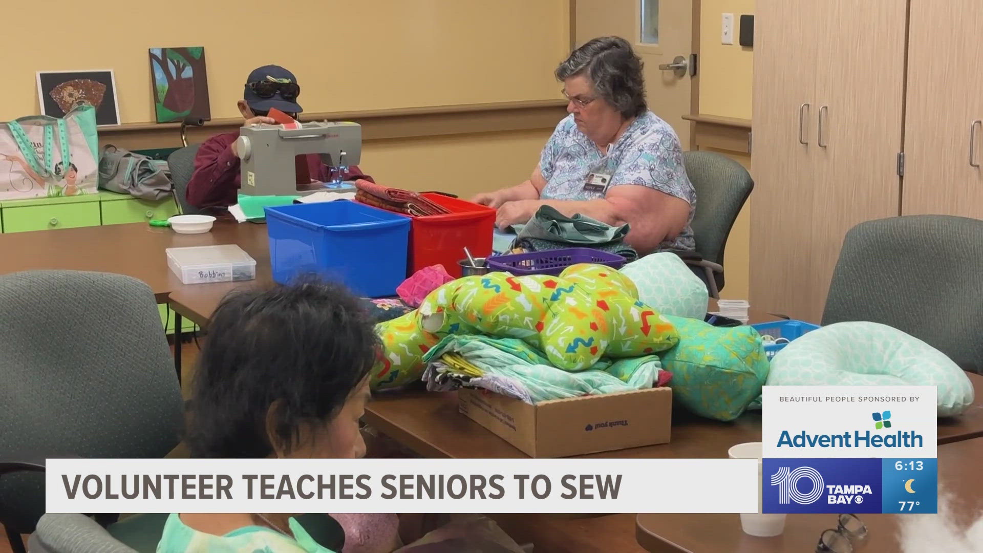 For the last 10 years, Sandra Hart has been spending her Tuesdays teaching others how to sew.