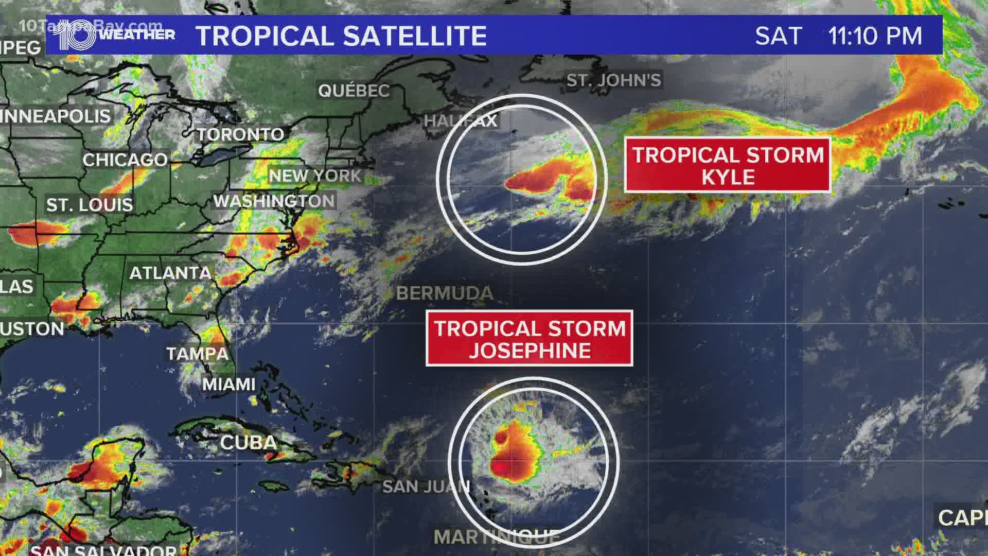 Tracking Tropical Storm Josephine | Wtsp.com