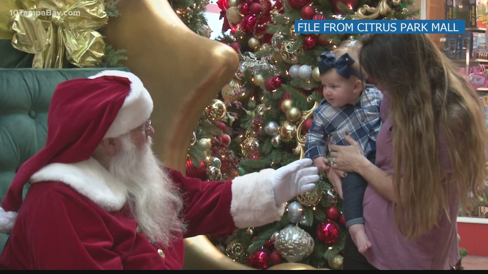 Santa will begin visiting several malls the day after Thanksgiving.