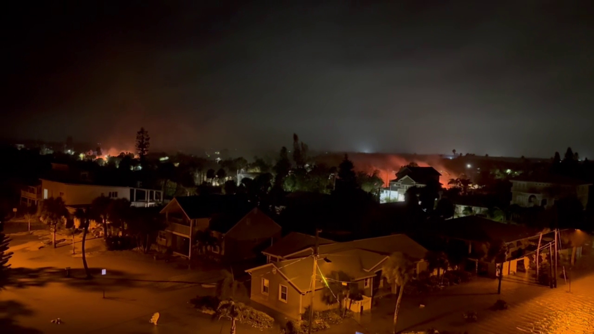 Pinellas County saw several structure fires after storm surge slammed the area, specifically coastal neighborhoods in Clearwater.