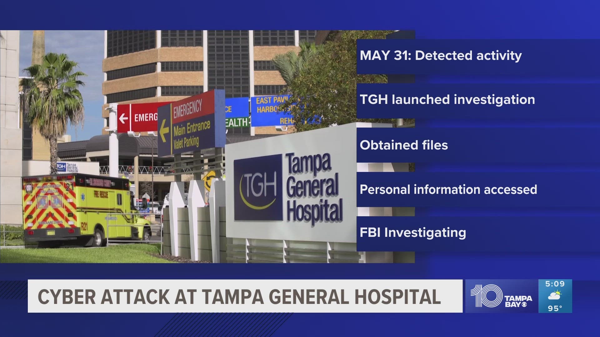 The hospital is reaching out to patients whose personal information may have been accessed.