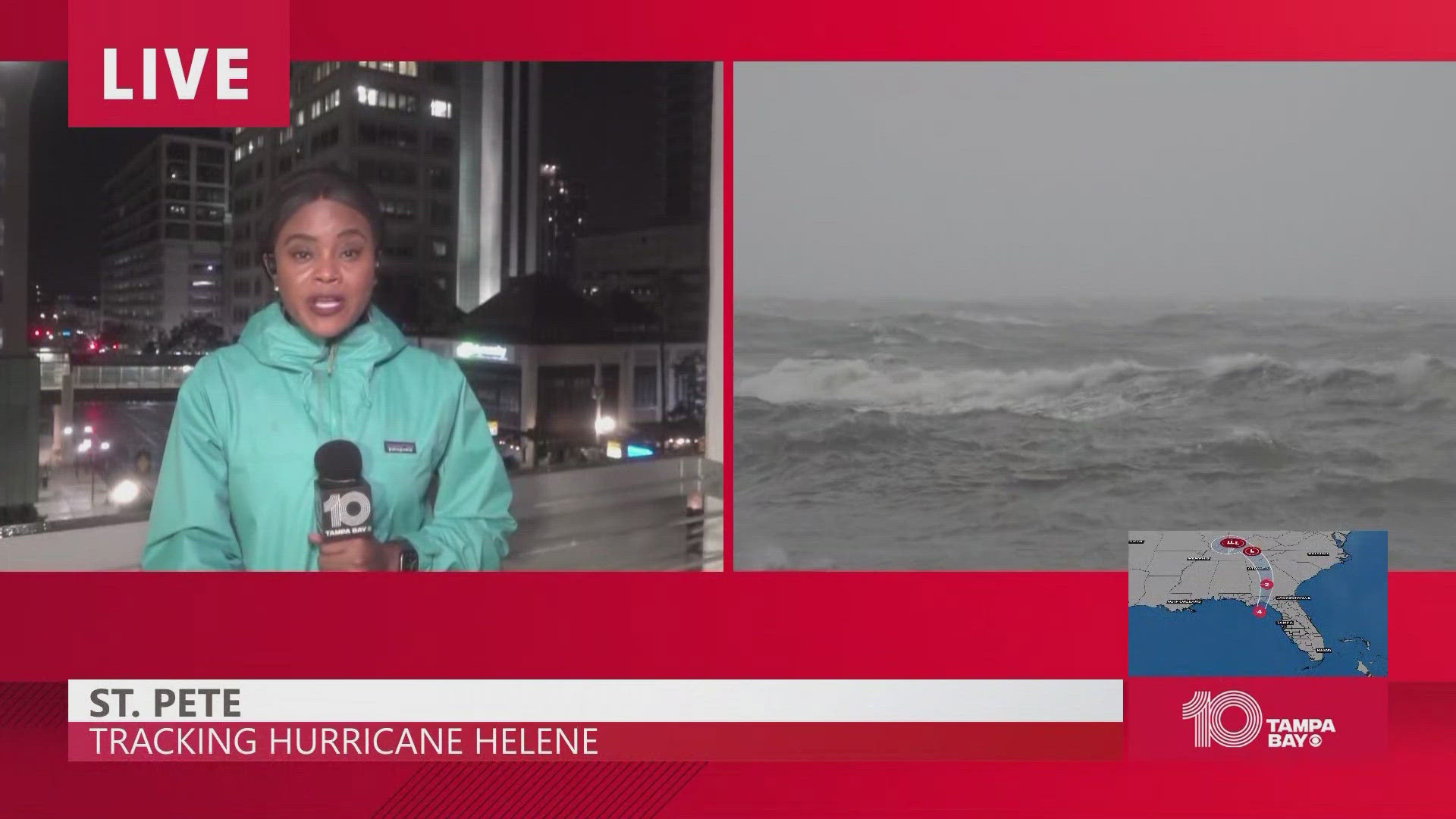 Damaging hurricane winds and storm surge are expected to begin in the Florida Bend area Thursday evening.